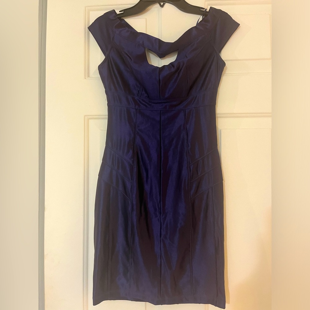 Guess dark purple mini dress